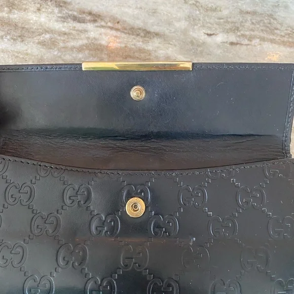 Gucci Black Guccissima Wallet w/ Dustbag & Box - Picture 12 of 12